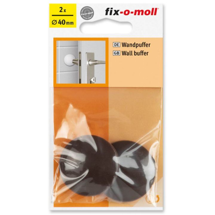 Ovenpysäytin Fix-o-moll 40 mm ruskea 2 kpl