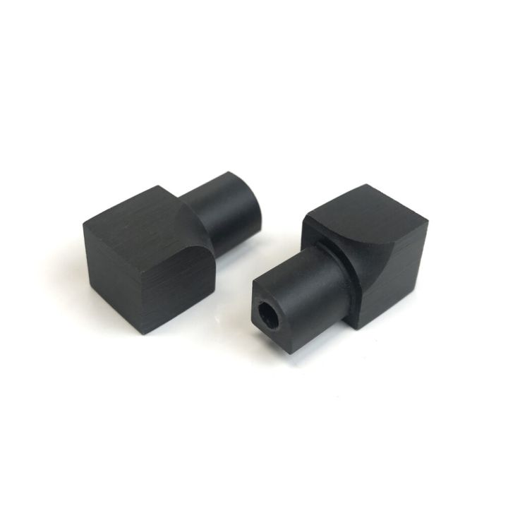 Sisäkulmapala Dione Carbon Black pyöreä 10 mm