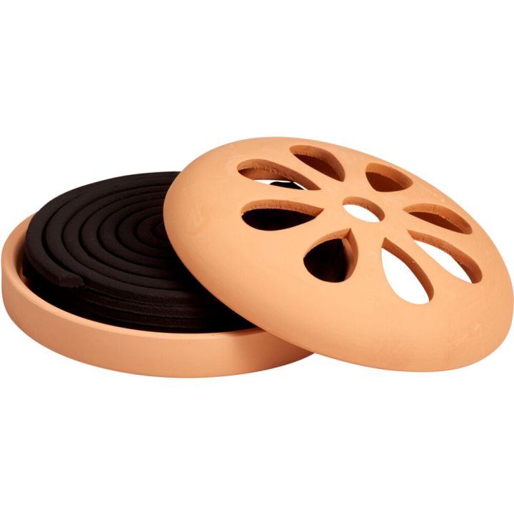 Hyttyssavu terracotta telineessä 10 kpl