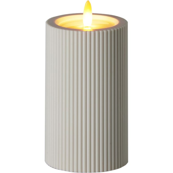 LED-pöytäkynttilä 7,5 x 12,5 cm luonnonvalkoinen