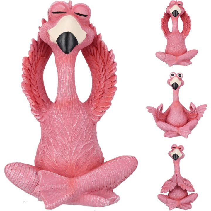 Sisustusesine Koopman Flamingo lajitelma 13,8 x 9 x 8 cm