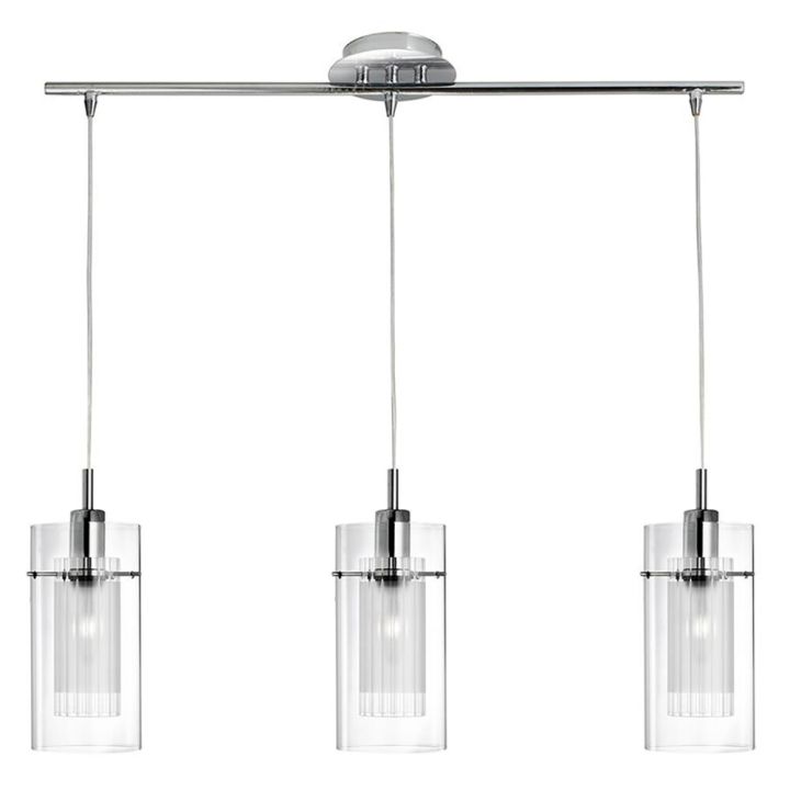 Riippuvalaisin Searchlight Duo 3-os kromi 71 cm