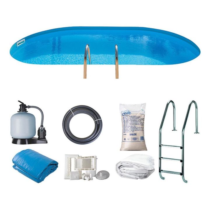 Upotettava uima-allas Swim & Fun ovaali 500 x 300 x 120 cm