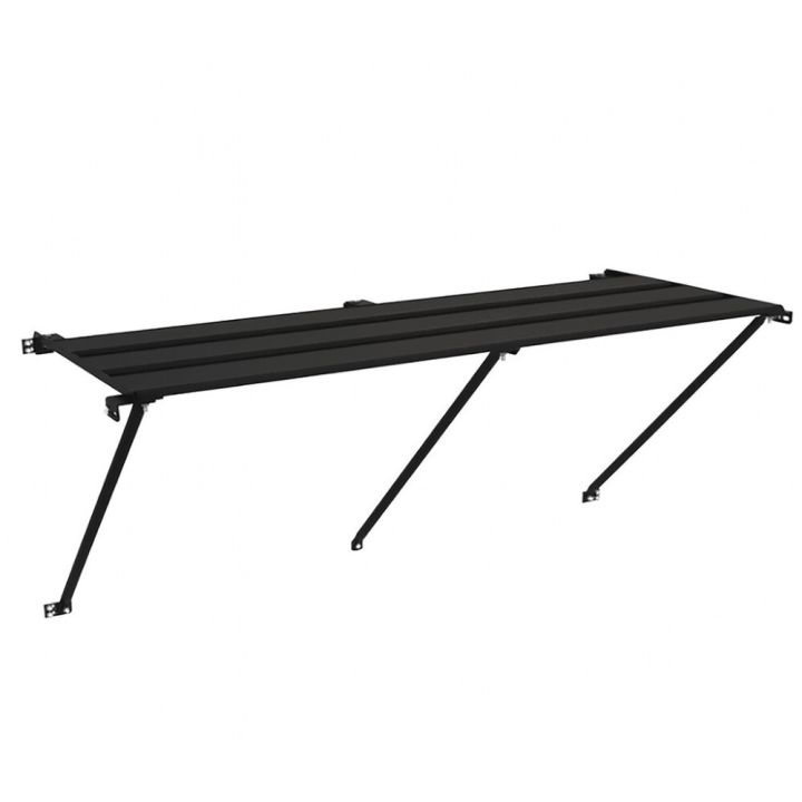 Kasvihuonehylly Strömsö musta 1200 x 325 mm