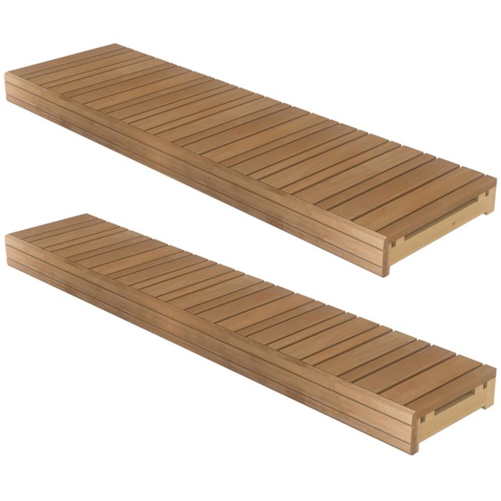 Laudepaketti Thermory lämpökäsitelty haapa 138 x 2100 mm