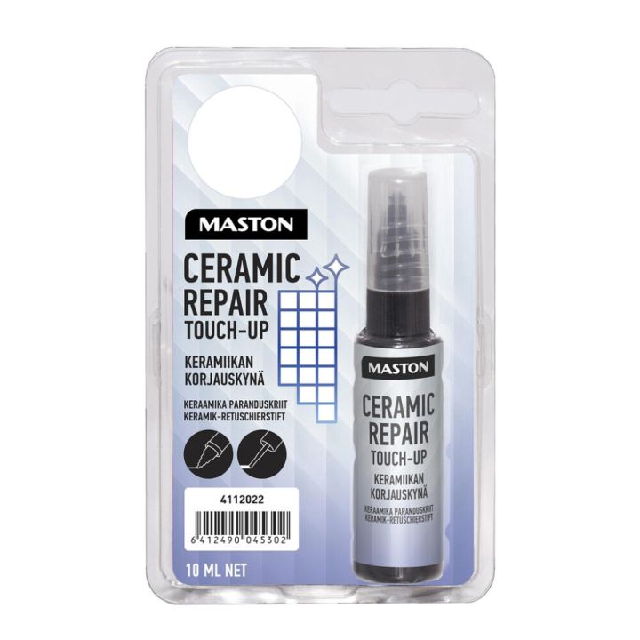 Keramiikan korjauskynä Maston Touch-up valkoinen 10 ml