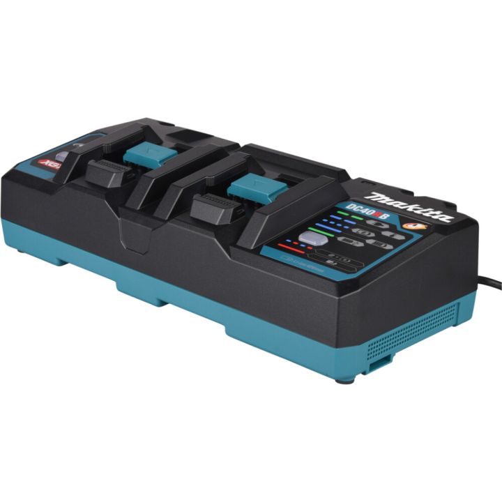 Laturi Makita DC40RB XGT 40V kahdelle akulle
