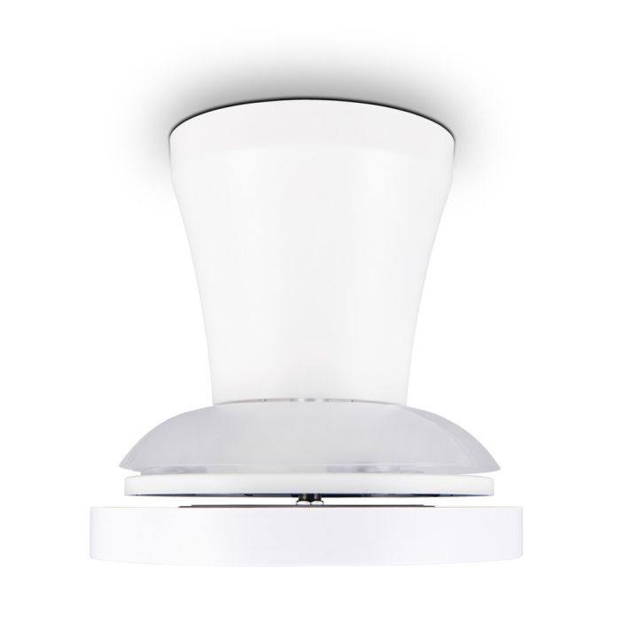 LED-kattotuuletin Trio Moss valkoinen Ø 41 cm