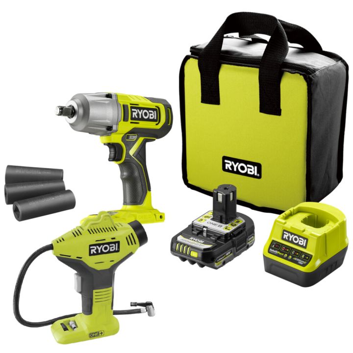 Renkaanvaihtosetti Ryobi ONE+