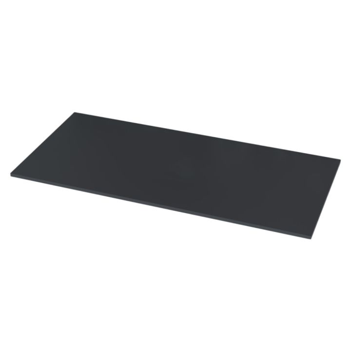Työtaso Camargue Stensfjord mattamusta 100 x 45 x 1,2 cm