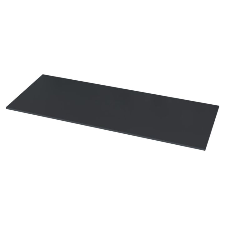 Työtaso Camargue Stensfjord mattamusta 120 x 45 x 1,2 cm