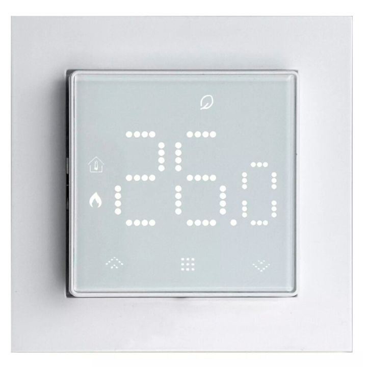 Yhdistelmätermostaatti Båden valkoinen 86 x 86 mm