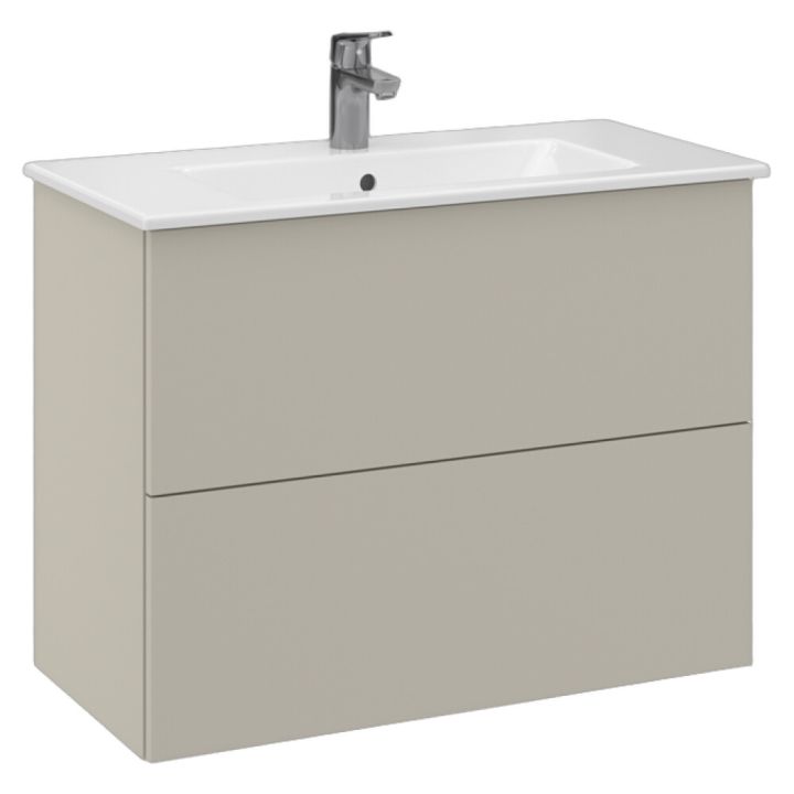 Allaskaappi Temal Astra matta greige 80 x 40 x 60,3 cm, 2 ltk