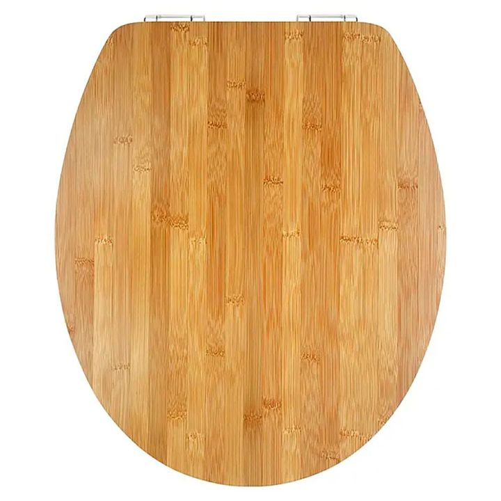 WC-istuinkansi Poseidon Bambus ruskea 46,5 x 37,9 cm