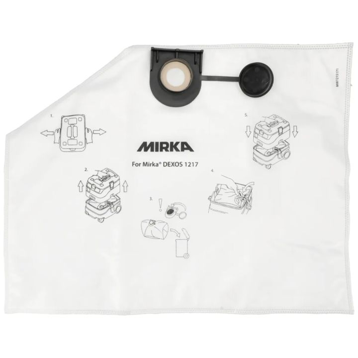 Fleece-pölypussit Mirka DEXOS 1217 5 kpl