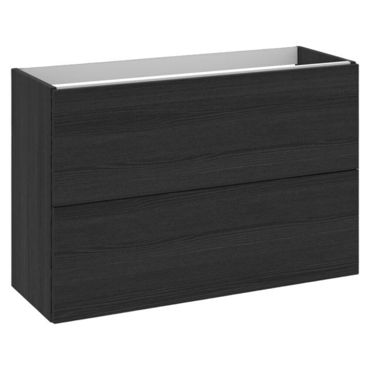 Allaskaappi Temal Design Universal musta puu 90 x 33 x 58,8 cm, 2 ltk