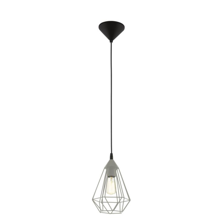 Riippuvalaisin Eglo Tarbes 1-os harmaa Ø 17,5 x 110 cm