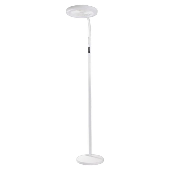 LED-lattiatuuletinvalaisin HehQ valkoinen 184 cm