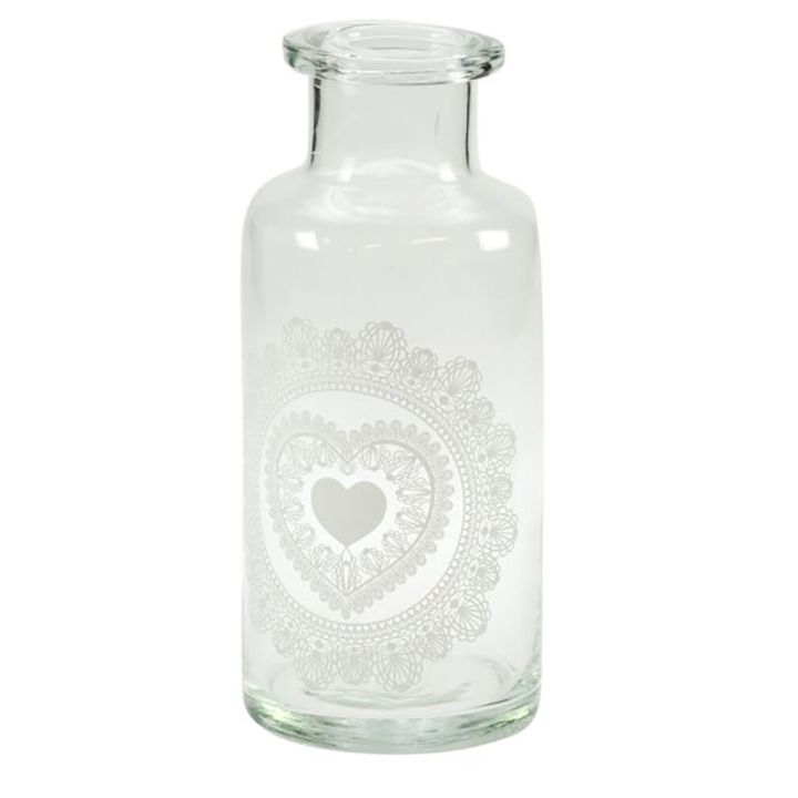 Lasipullo Weiste Pitsisydän