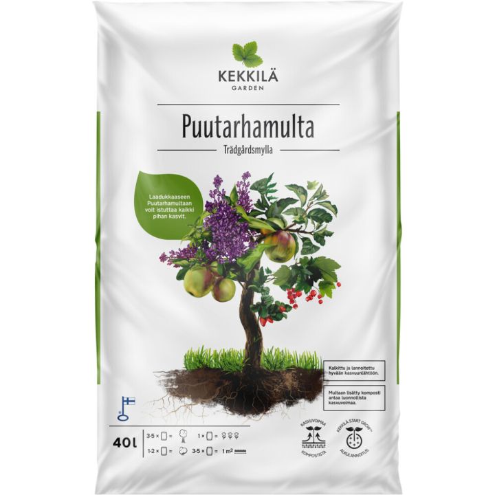 Puutarhamulta Kekkilä 40 l lava 50 säkkiä