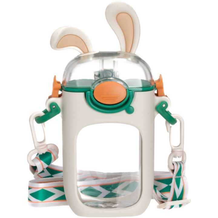 Juomapullo Atom Pupu 400 ml vihreävalkoinen