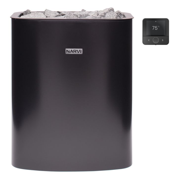 Sähkökiuas Narvi NC Electric musta 6 kW