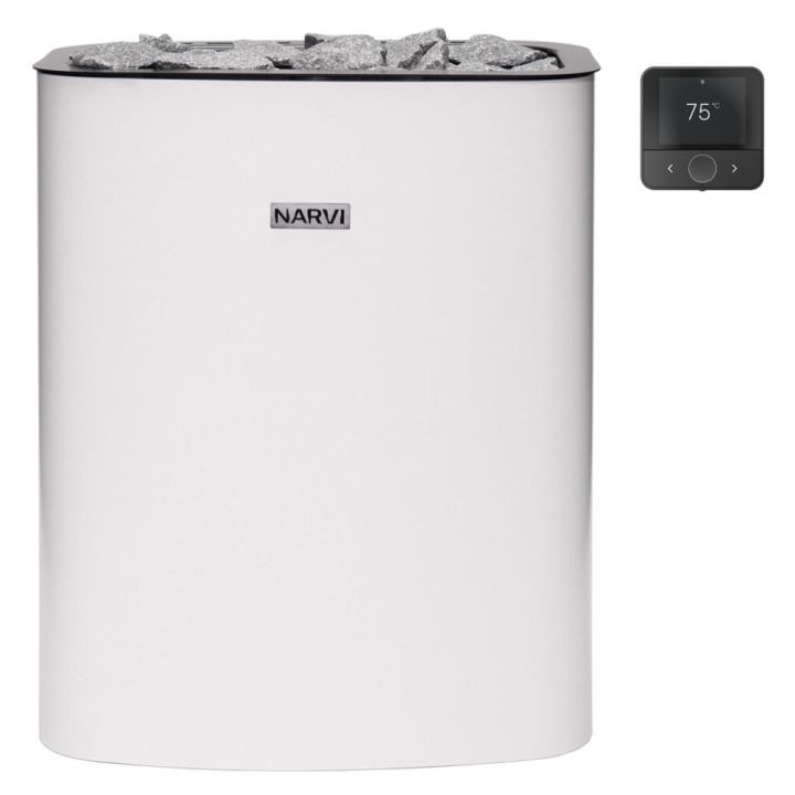 Sähkökiuas Narvi NC Electric valkoinen 6 kW