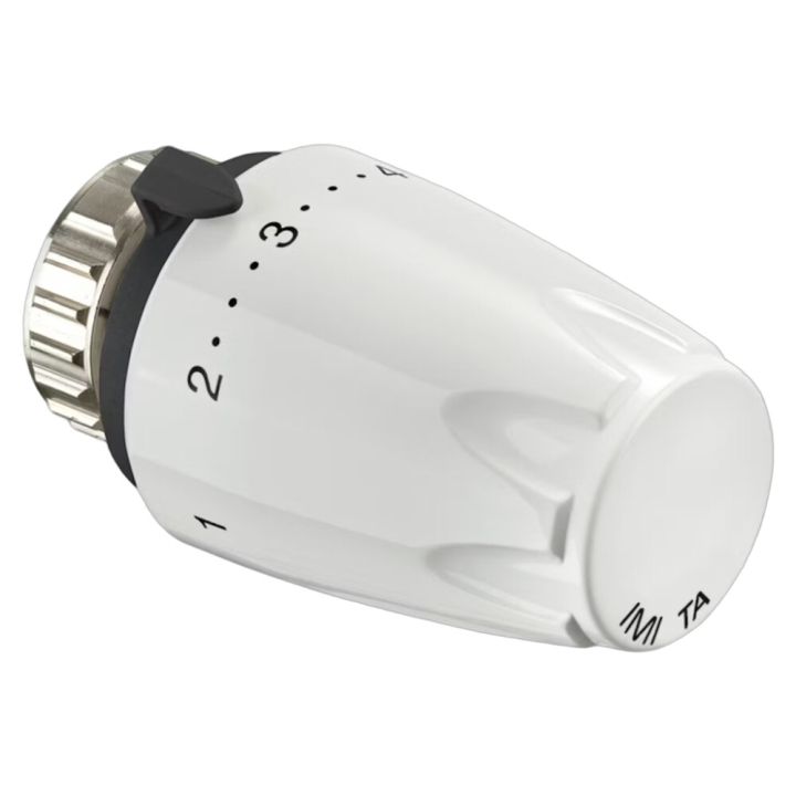 Patteritermostaatti IMI TA TRV Nordic valkoinen M30 6–28 °C