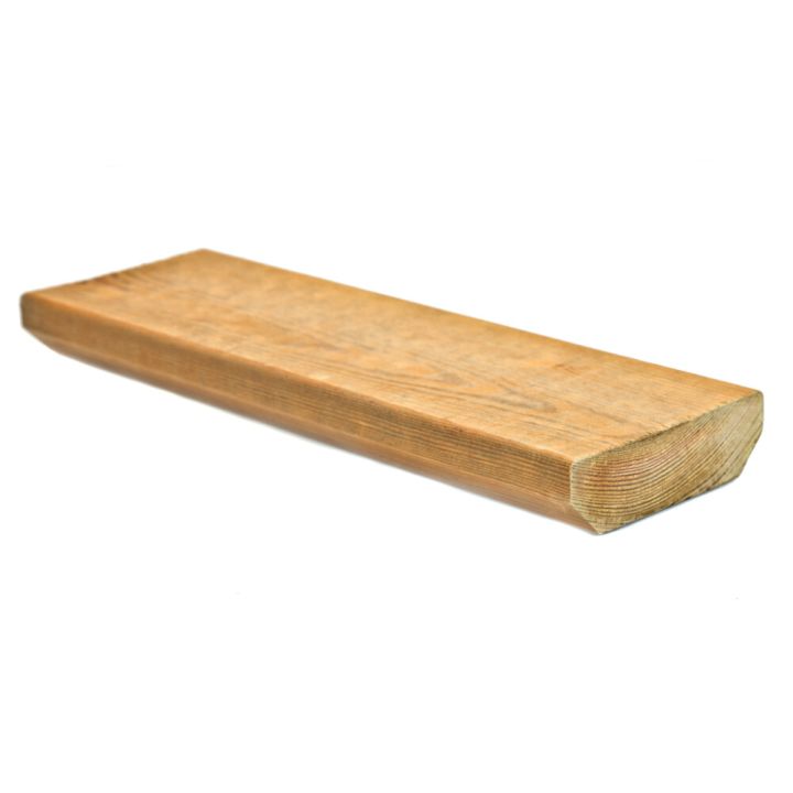 Terassilauta kyllästetty ruskea 28 x 95 mm viiste (per metri)