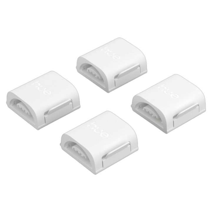 Liitin Philips Hue Flux LED-valonauhalle valkoinen 4 kpl/pkt