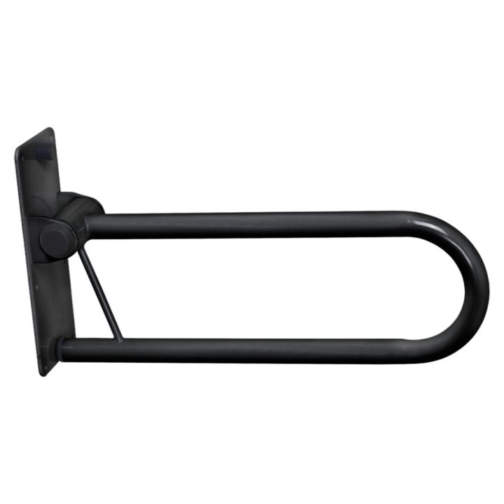 WC-istuimen tukikaide Careosan musta 61,9 cm