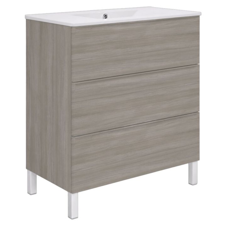 Kylpyhuonekaluste Ordonez Gin harmaa 80 cm