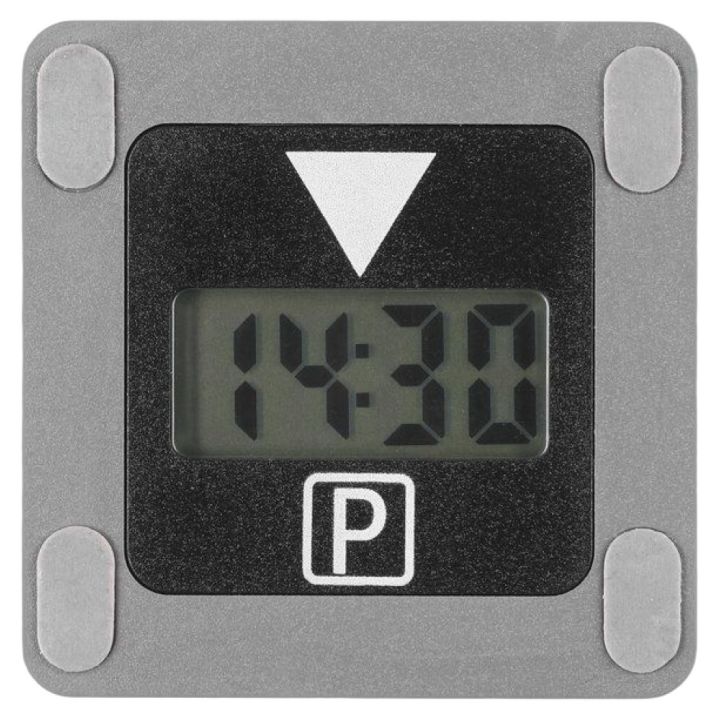 Digitaalinen pysäköintikiekko Carman musta 8 x 8 cm