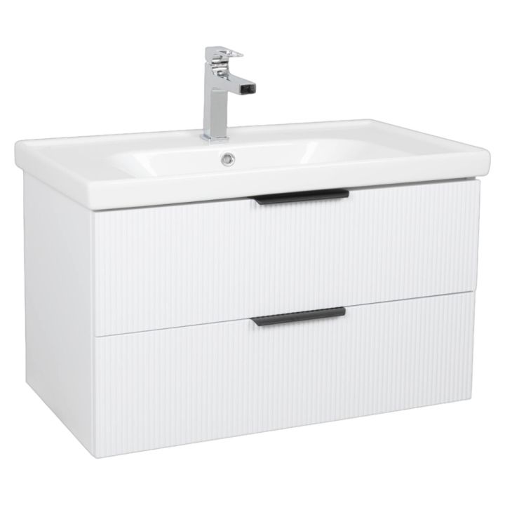 Allaskaappi Biston Wave mattavalkoinen 80 x 45 x 49,5 cm
