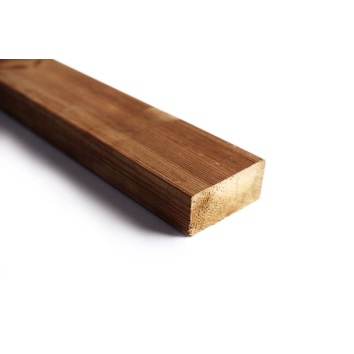 SUORATOIMITUSTUOTE Runkopuu kyllästetty ruskea 48 x 98 mm A mitallistettu (per metri)