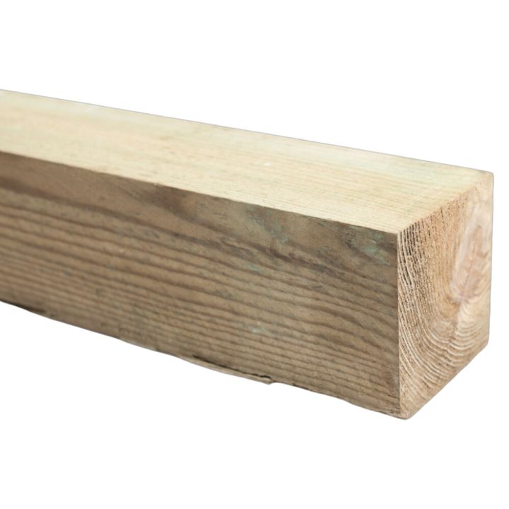 SUORATOIMITUSTUOTE Tolppa kyllästetty vihreä 100 x 100 mm A sahattu (per metri)