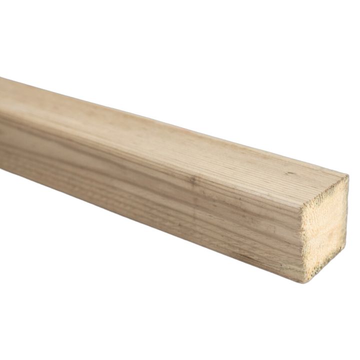 SUORATOIMITUSTUOTE Rima kyllästetty vihreä 48 x 48 mm A mitallistettu (per metri)