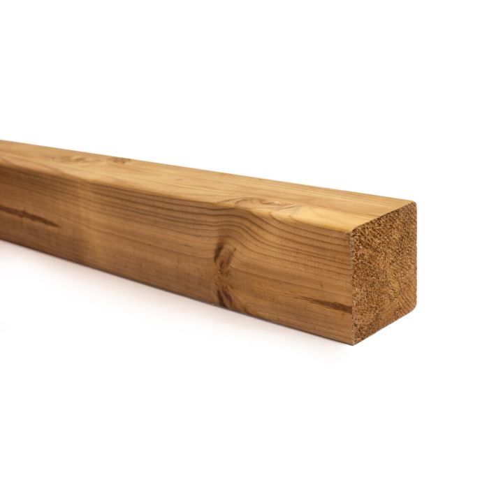 SUORATOIMITUSTUOTE Liimapuutolppa kyllästetty vihreä 70 x 70 x 3000 mm AB höylätty