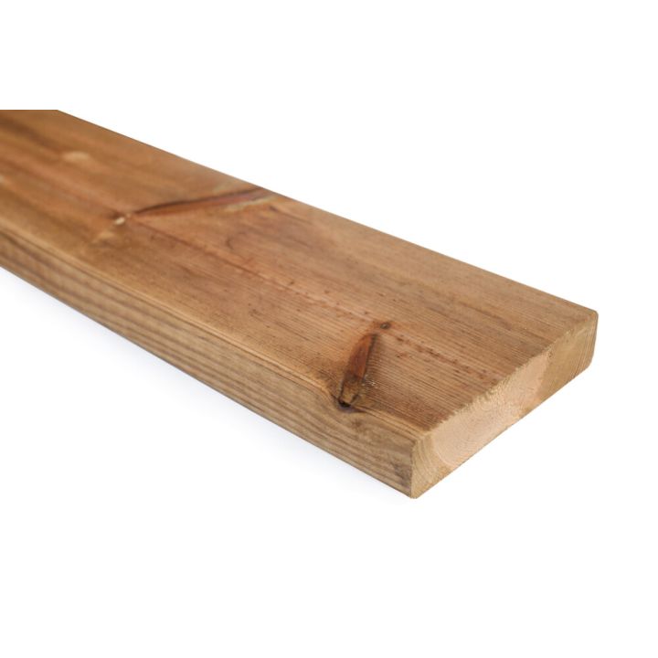 Terassilauta kyllästetty ruskea 28 x 120 mm AB (per metri)