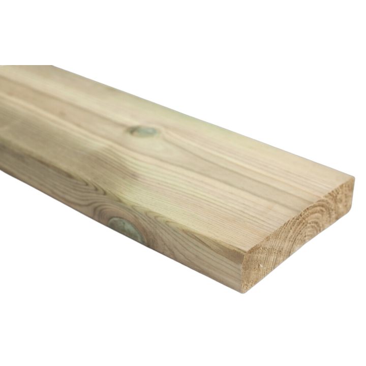 SUORATOIMITUSTUOTE Terassilauta kyllästetty vihreä 28 x 120 mm AB (per metri)