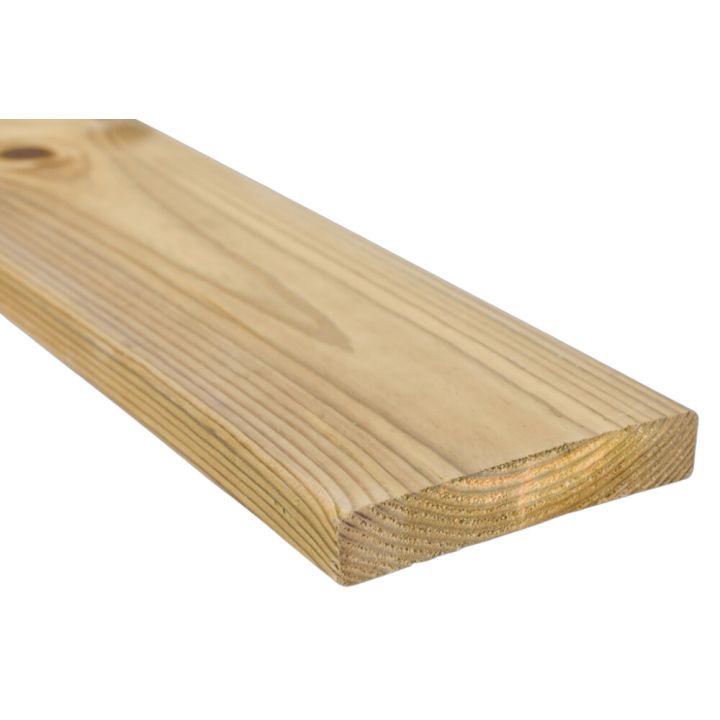 SUORATOIMITUSTUOTE Terassilauta kyllästetty vihreä 28 x 145 mm AB (per metri)