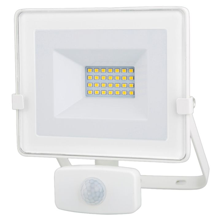 LED-valonheitin Harju Promo liiketunnistimella valkoinen 30 W 2400 lm 4000 K IP44