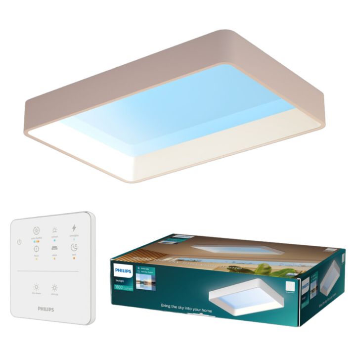 LED-paneelivalaisin Philips Skylight valkoinen 65,3 x 45,3 cm