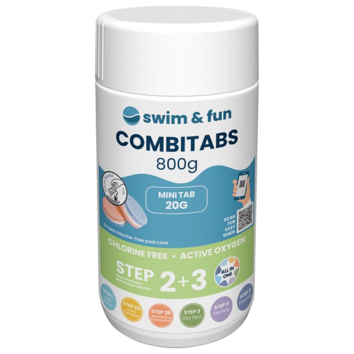 Puhdistustabletit Combitabs 800 g