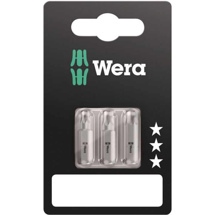 Ruuvauskärkisarja Wera 867/1 Z TORX TX25/TX30/TX40 x 25 mm 3 kpl/pkt