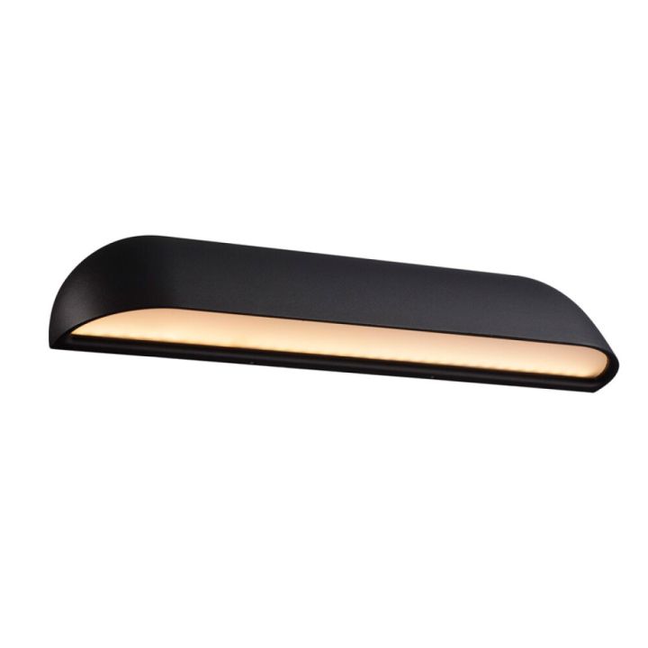 LED-ulkoseinävalaisin Nordlux Front Musta 36 x 6,8 cm