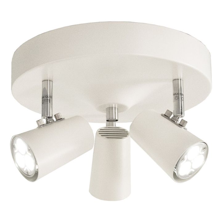 Kattospotti Aneta Pilot valkoinen/kromi Ø 25 cm