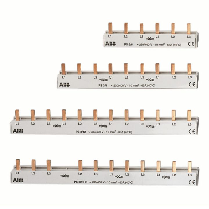 Virtakisko ABB S200 3-napainen 12 moduulia
