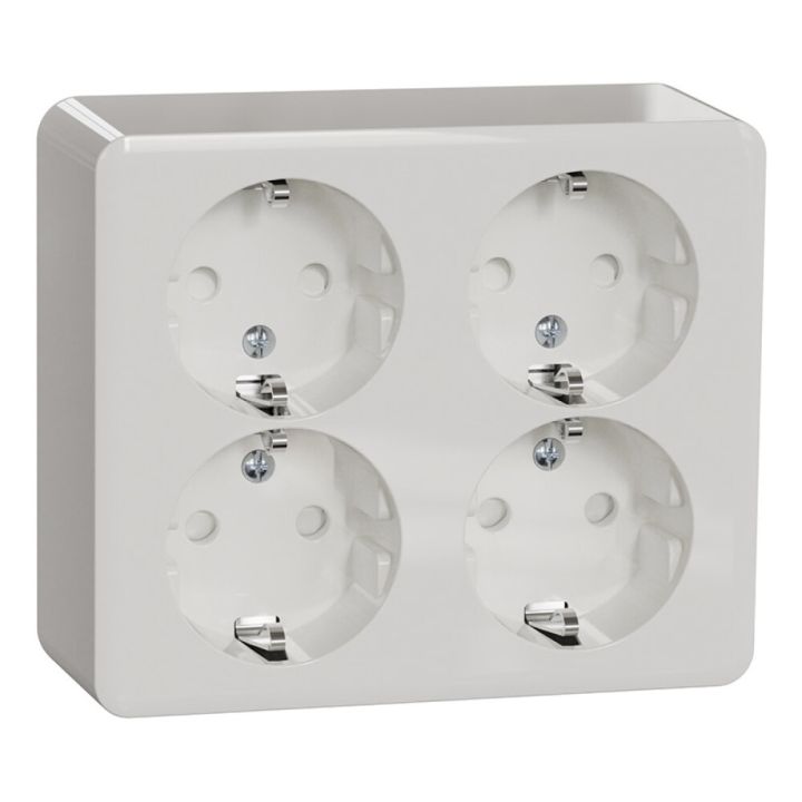Pistorasia 4-os Schneider Electric Exxact Pinta-asennus