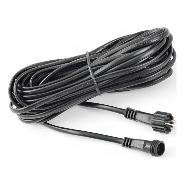 Jatkojohto Konstsmide musta 10 m IP44